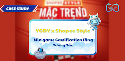 YODY x Shopee Style: Minigame Gamification Tăng Tương Tác